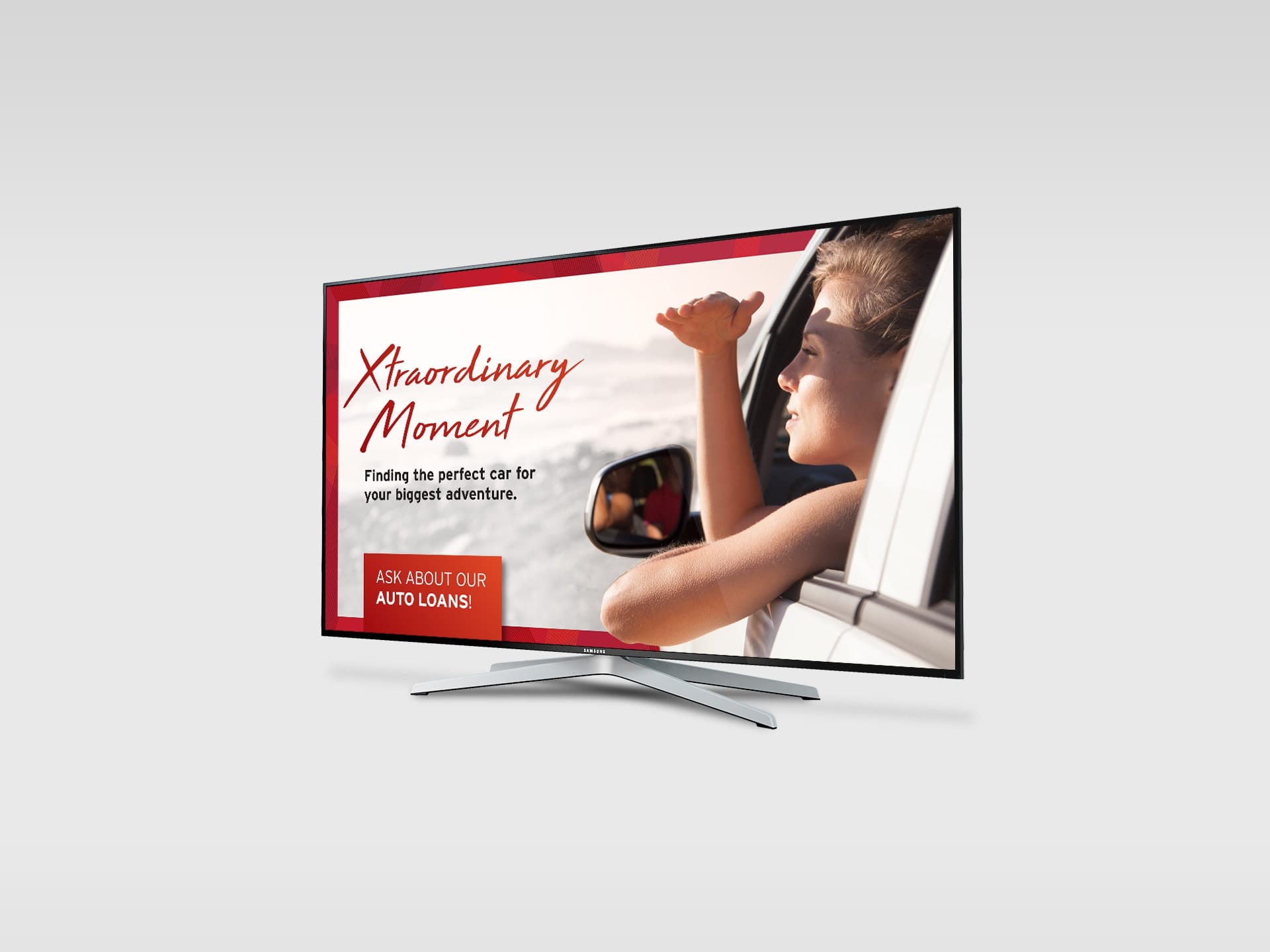 Second in-branch tv display